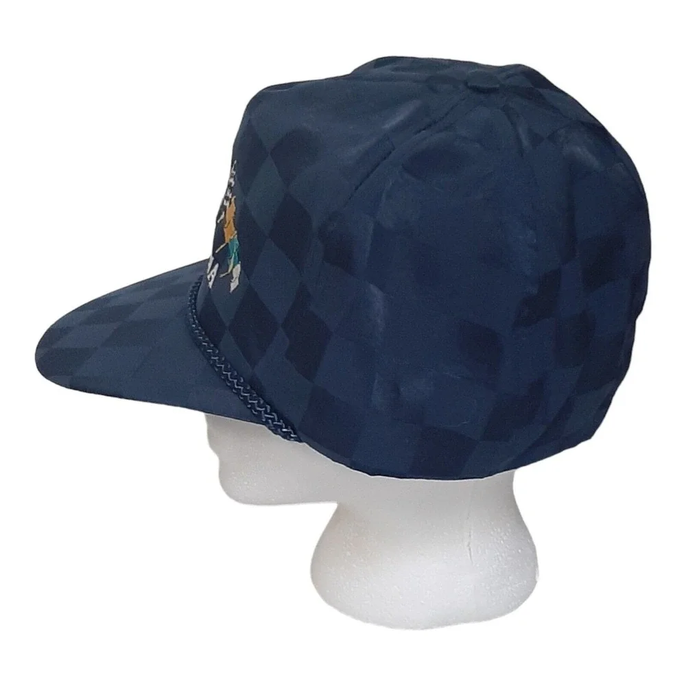 Vtg Daytona Beach 2001 Races baseball cap Checkered Flags Rope unused San Sun